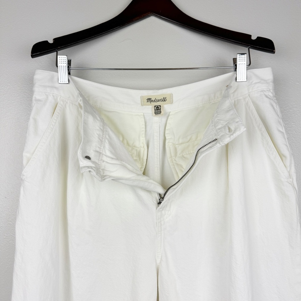 Madewell Harlow Wide-Leg Jeans Airy Denim Edition White Size 31 - Picture 7 of 10
